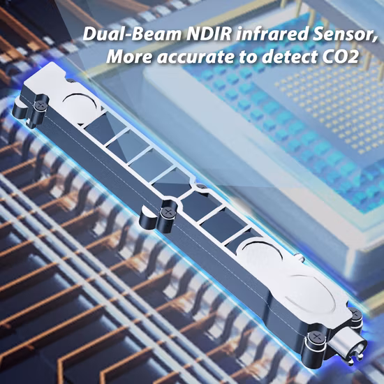 Mini Smart Popular Indoor Infrared (NDIR) Sensor USB Charge CO2 Detector Portable CO2 Ppm Meter Monitor Carbon Dioxide Tester