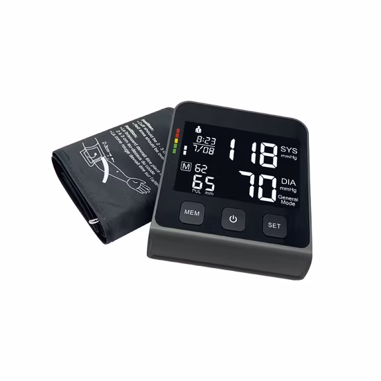 CE FDA ISO Approved Sphygmomanometer Electronic Bp Machine OEM ODM Digital Upper Arm Digital Blood Pressure Monitor for Medical and Home